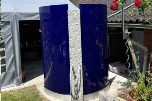 Dusche im Außenbereich