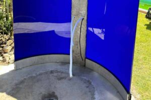 Dusche im Außenbereich