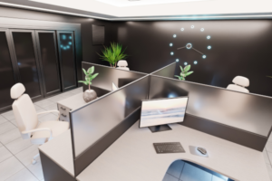 Schreibtischabtrennung